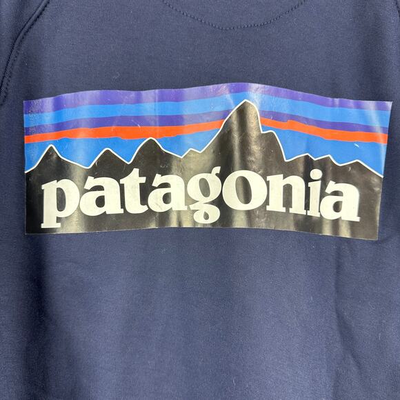 Patagonia NWT Men's Responsibili-Tee Navy Sweatshirt Size XXL *Wear on Back Logo - Picture 4 of 10